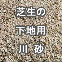 芝生の目土用 川砂
